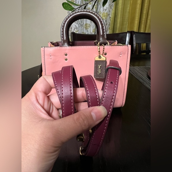 Coach Rogue 17 in Colorblock Handbag Crossbody Bag - Picture 9 of 14